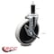 Service Caster 5 Inch Thermoplastic Rubber Wheel 1-1/5 Inch Expanding Stem Caster with Brake SCC-EX05S510-TPRS-SLB-114 - alternate 3